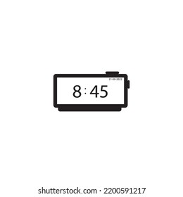 clock icon vector illuatration symbol design 