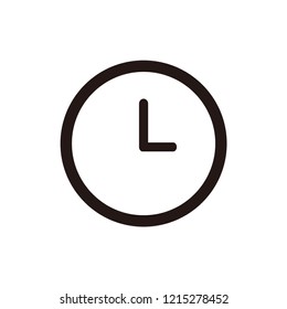 Clock icon Vector illustration