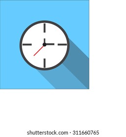 Clock icon Vector illustration