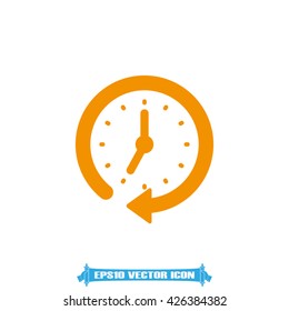 Clock icon vector illustration