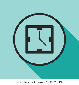 clock icon. clock vector illustration