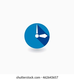 Clock icon. Vector illustration