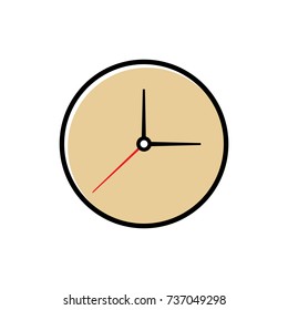 Clock icon vector illustration