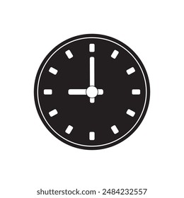Plantilla de diseño de Ilustración vectorial de iconos de reloj