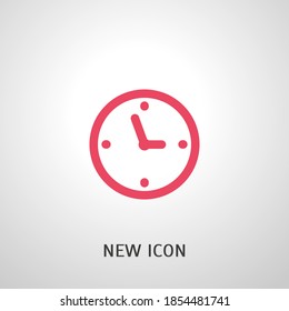clock icon. Vector illustration EPS 10.