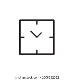 Clock icon Vector illustration, EPS10.