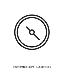 Clock icon Vector illustration, EPS10.