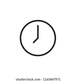 Clock icon Vector illustration, EPS10.