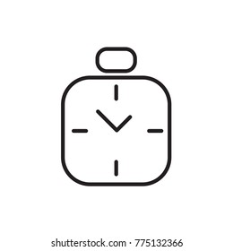 Clock icon Vector illustration, EPS10.