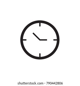 Clock icon Vector illustration, EPS10.
