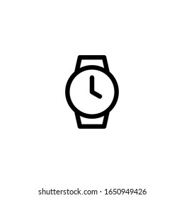 Clock icon vector illustration logo template for many purpose. Isolated on white background.