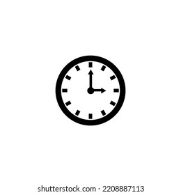clock icon vector  illustration logo design
