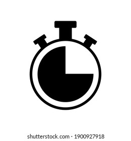 Clock icon vector illustration on white background