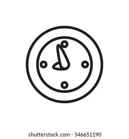 clock icon vector illustration sign symbol