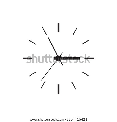 clock icon vector illustration sign