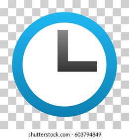 Clock icon. Vector illustration style is flat iconic symbol with gradients, transparent background. Designed for web and software interfaces.