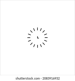 símbolo del vector de icono de reloj