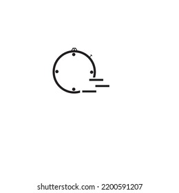 diseño de símbolo de la ilustración del vector del icono del reloj