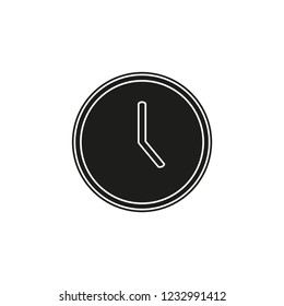 Clock icon - vector Clock illustration, time symbol - alarm clock sign