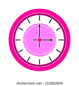 Clock icon - vector Clock illustration, time symbol - alarm clock sign
