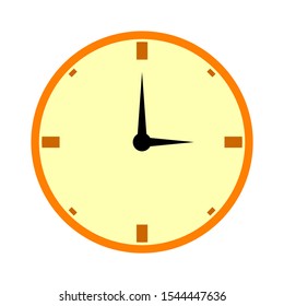 Clock icon - vector Clock illustration, time symbol - alarm sign