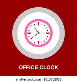Clock icon - vector Clock illustration, time symbol - alarm sign