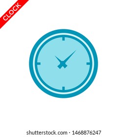 clock icon vector logo template, watch icon 