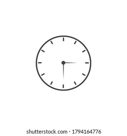 Clock Icon vector. Need for graphic design, web design and app design. clock symbol
