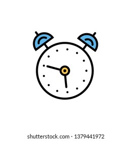 Clock icon- vector office clock icon