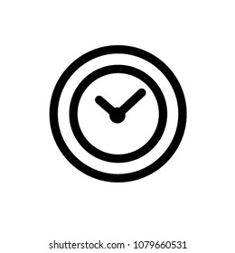 clock icon vector pictogram mark symbol 