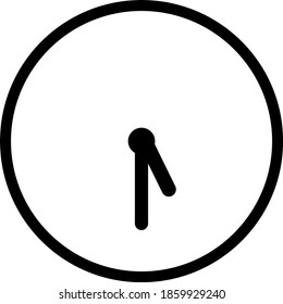 
símbolo o signo del vector del reloj