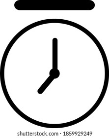 
clock Icon Vector Sign or Symbol