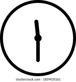 
clock Icon Vector Sign or Symbol