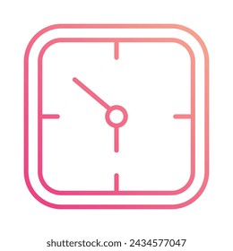 Icono de reloj vector ilustración de stock.