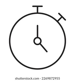 clock icon vector, table clock icons with black and white
