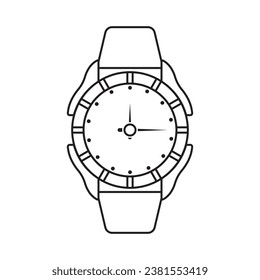 clock icon vector template illustration logo design