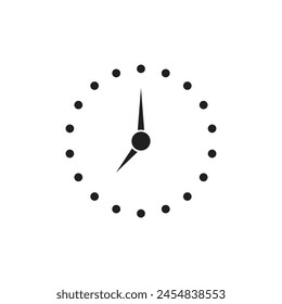 clock icon vector template illustration logo design