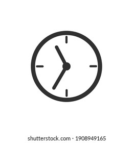 Clock icon vector. Time icon.