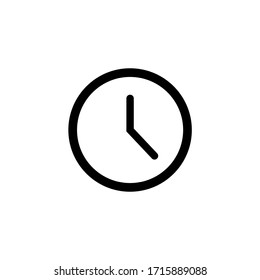 Clock icon vector. Time icon vector illustration