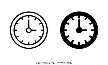 Clock icon vector. Time sign and symbol. watch icon