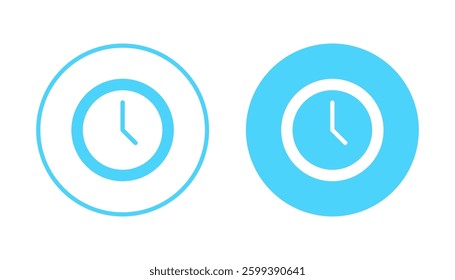 Clock icon vector. Time sign and symbol. watch icon