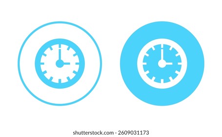 Clock icon vector. Time sign and symbol. watch icon