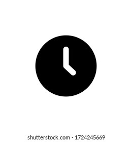 Clock icon vector. Time icon symbol illustration