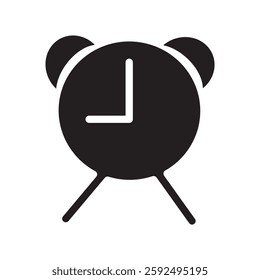 Clock icon vector. Time icon symbol illustration. 10 EPS