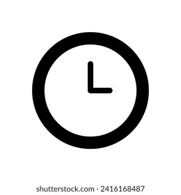 Clock icon vector. Time icon vector. watch icon symbol