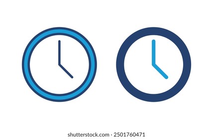 Clock icon vector. Time icon vector. watch icon symbol
