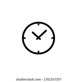 Clock icon vector. Timer icon symbol illustration