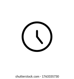 Clock icon vector. Timer icon symbol illustration