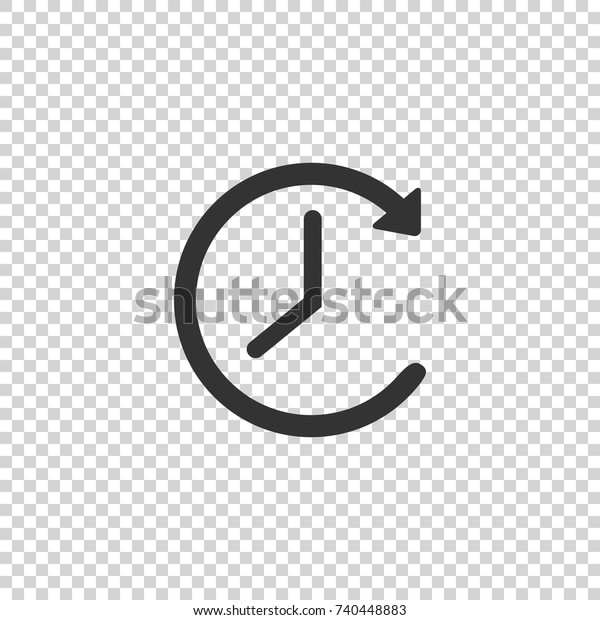 Clock icon. Clock vector icon. Clock icon in trendy\
flat style