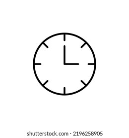 Clock icon vector for web and mobile app. Time sign and symbol. watch icon